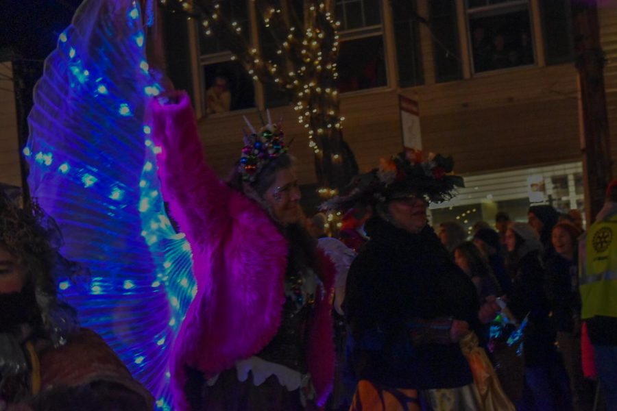 Butterfly women in Sinterklaas Parade.
