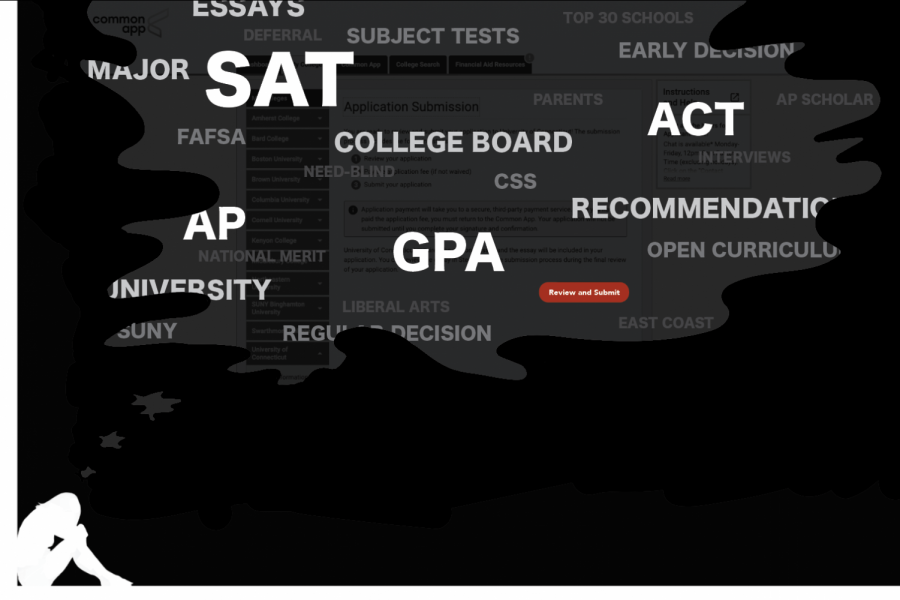 For many college-bound students, the application process induces overwhelming anxiety. 