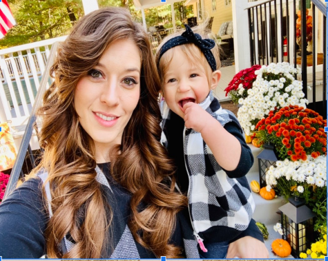 Mrs. Mazzone and her daughter taking a selfie while enjoying a nice Autumn day. 