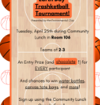 The Trashketball Tournament Posters